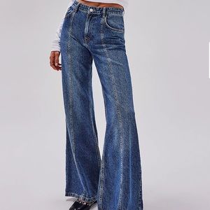 We The Free Wallflower Wide-Leg Jeans